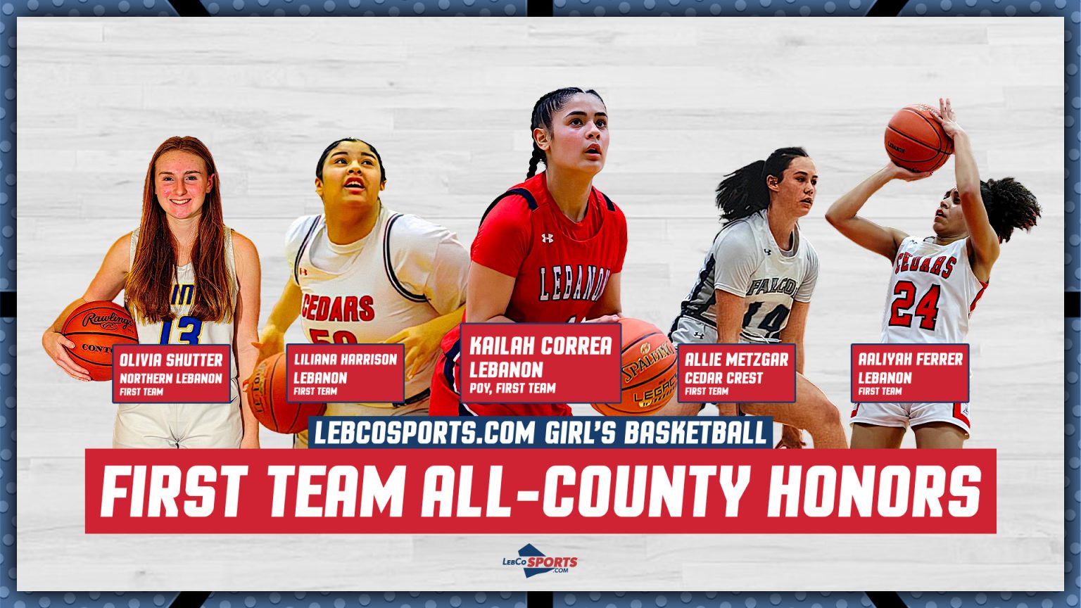 2023 LebCo All-County Girls Basketball Team – LebCoSports